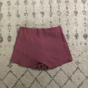 purple skort